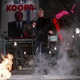 President Koopa advancing with a weapon.